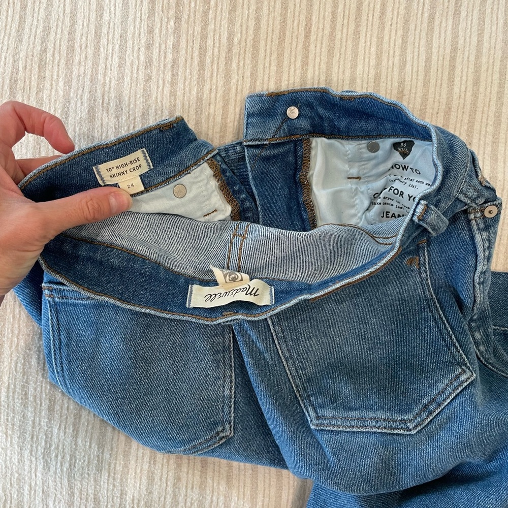 Madewell 10” Skinny Crop - Picture 2 of 5